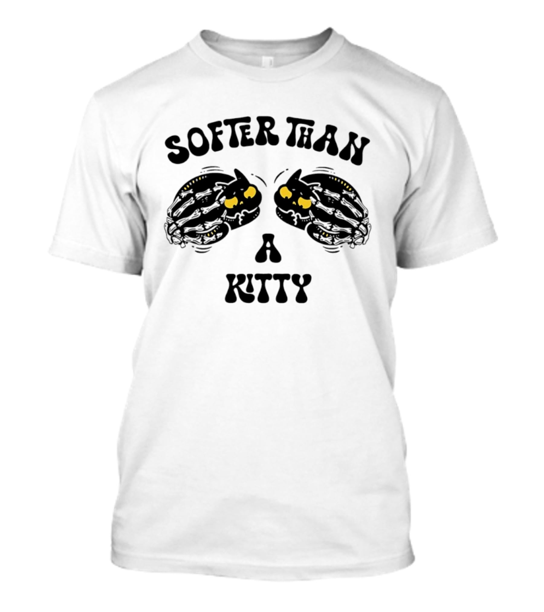 Softer Than A Kitty Skeleton Eyes T-Shirt