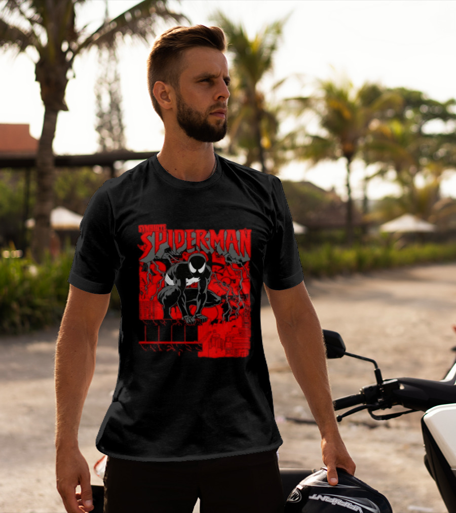 Symbiote Spider Man Marvel Venom Black Suit Comic T-Shirt