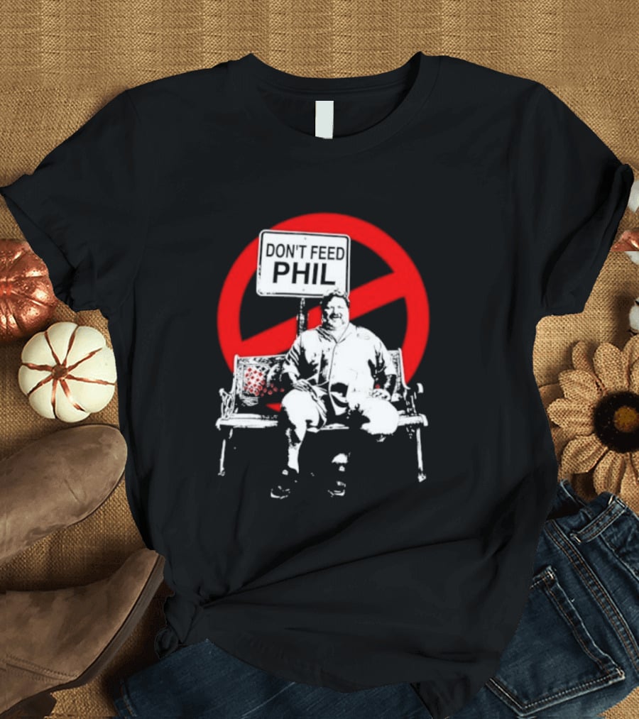 Viva La Bam MTV Reality TV Don't Feed Phil Bench Red Circle T-Shirt