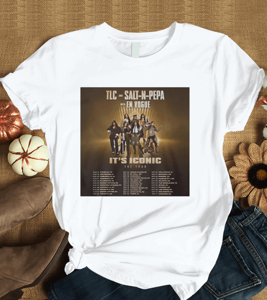 TLC Salt N Pepa En Vogue It's Iconic Tour Dates 2023 T-Shirt