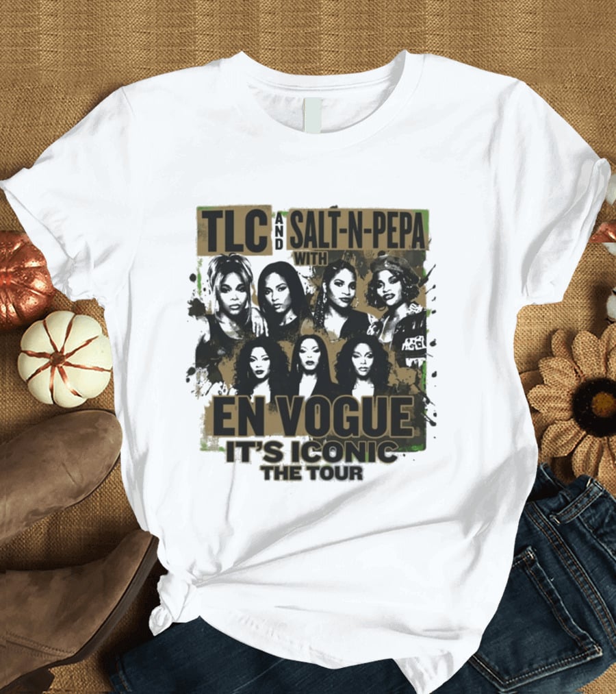 TLC Salt N Pepa With En Vogue It's Iconic The Tour T-Shirt