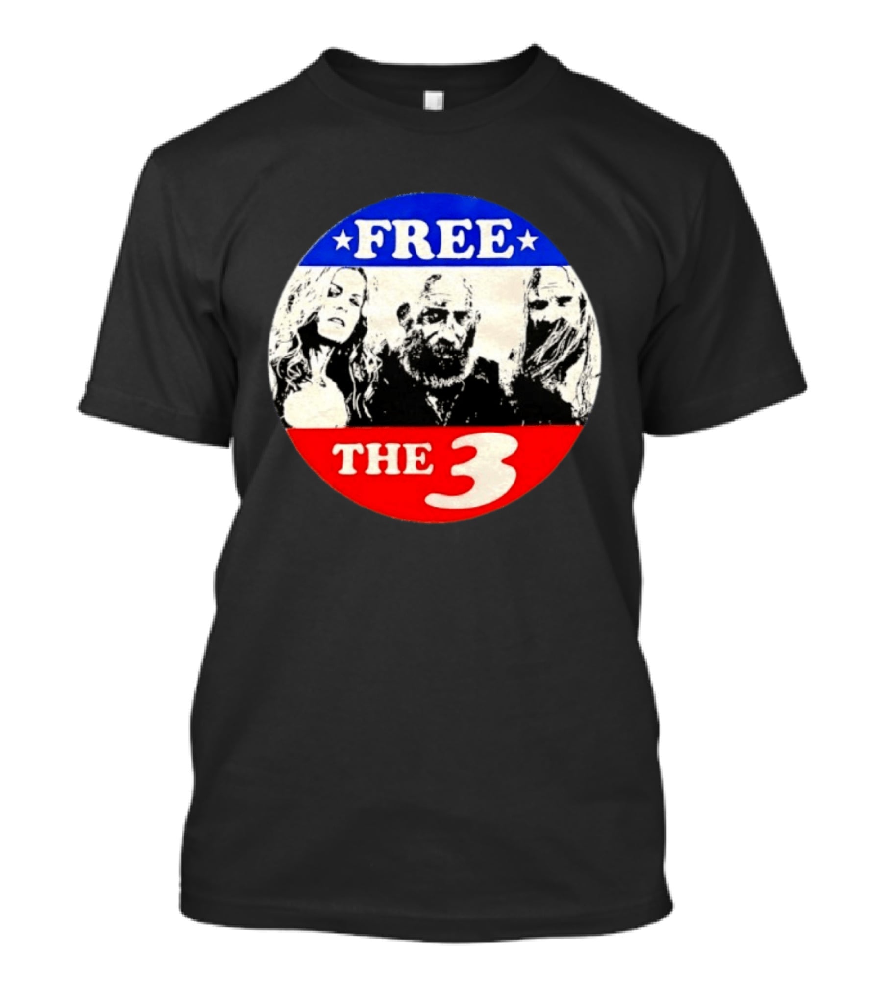 Rob Zombie Free The 3 From Hell Horror Movie T-Shirt