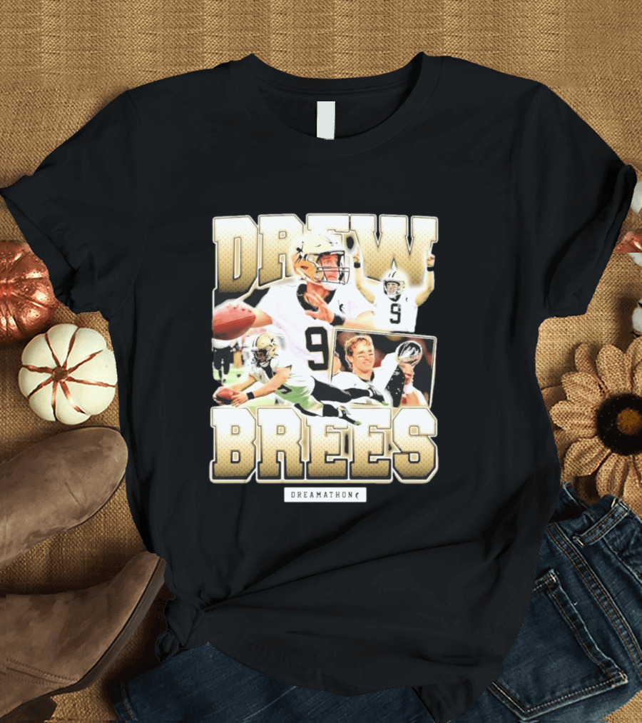 Drew Brees New Orleans 9 Dreamathon T-Shirt