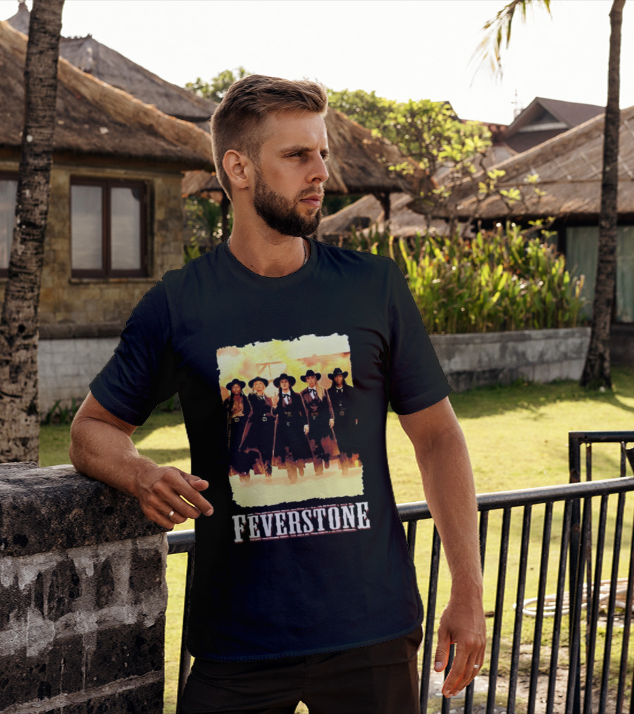 Indiana Fever Feverstone Meme Team Members In Old West T-Shirt