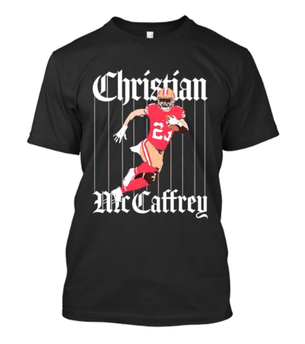 Christian McCaffrey 23 San Francisco 49ers Running Back T-Shirt