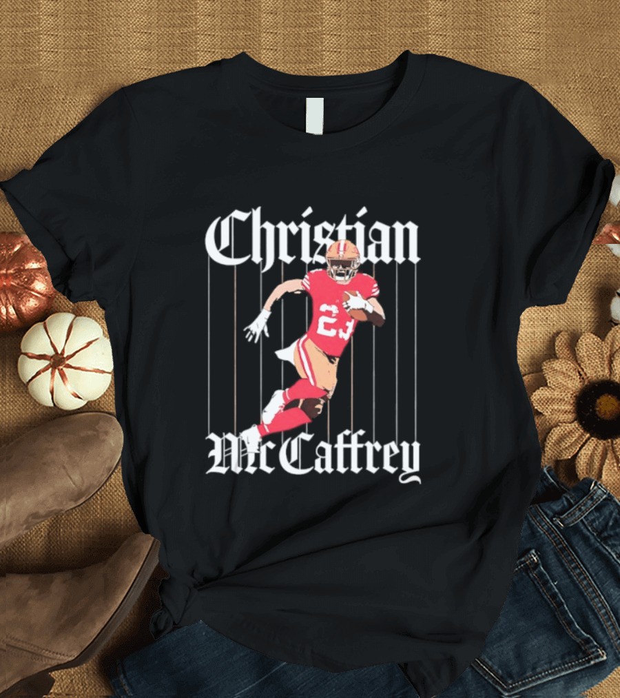Christian McCaffrey 23 San Francisco 49ers Running Back T-Shirt