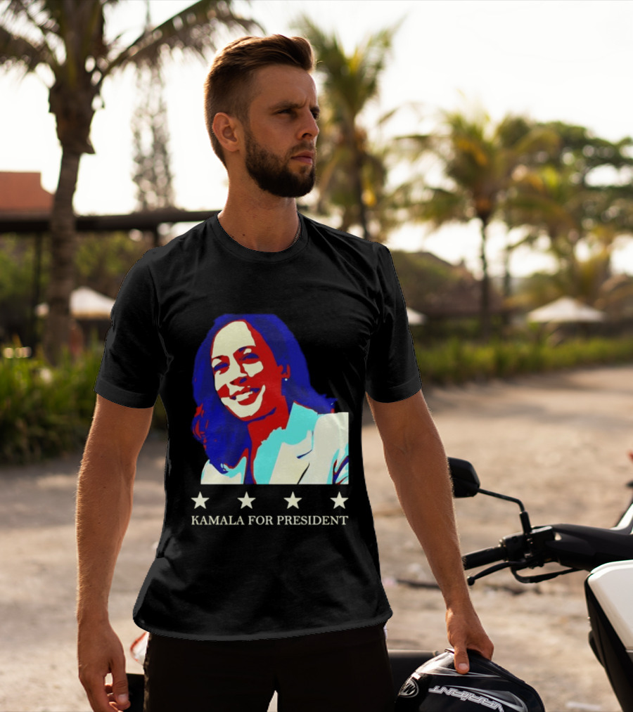 Kamala Harris Kamala For President Presidential Campaign Stars T-Shirt