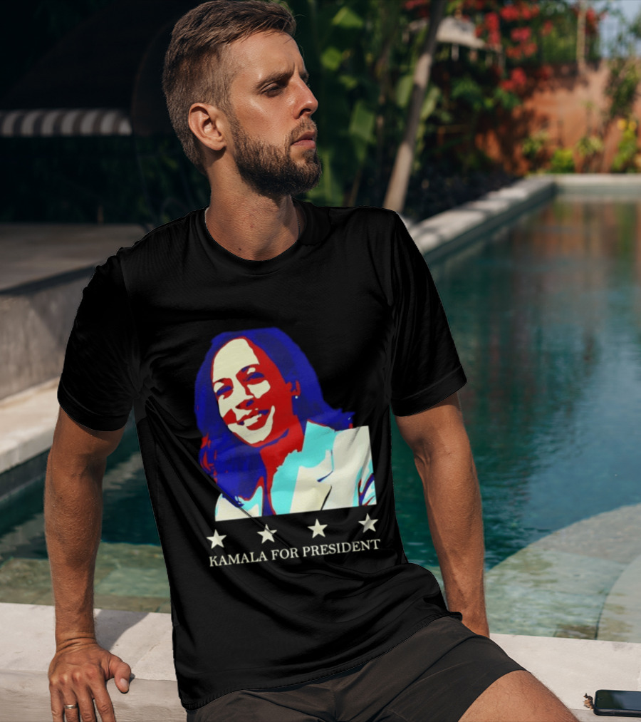 Kamala Harris Kamala For President Presidential Campaign Stars T-Shirt