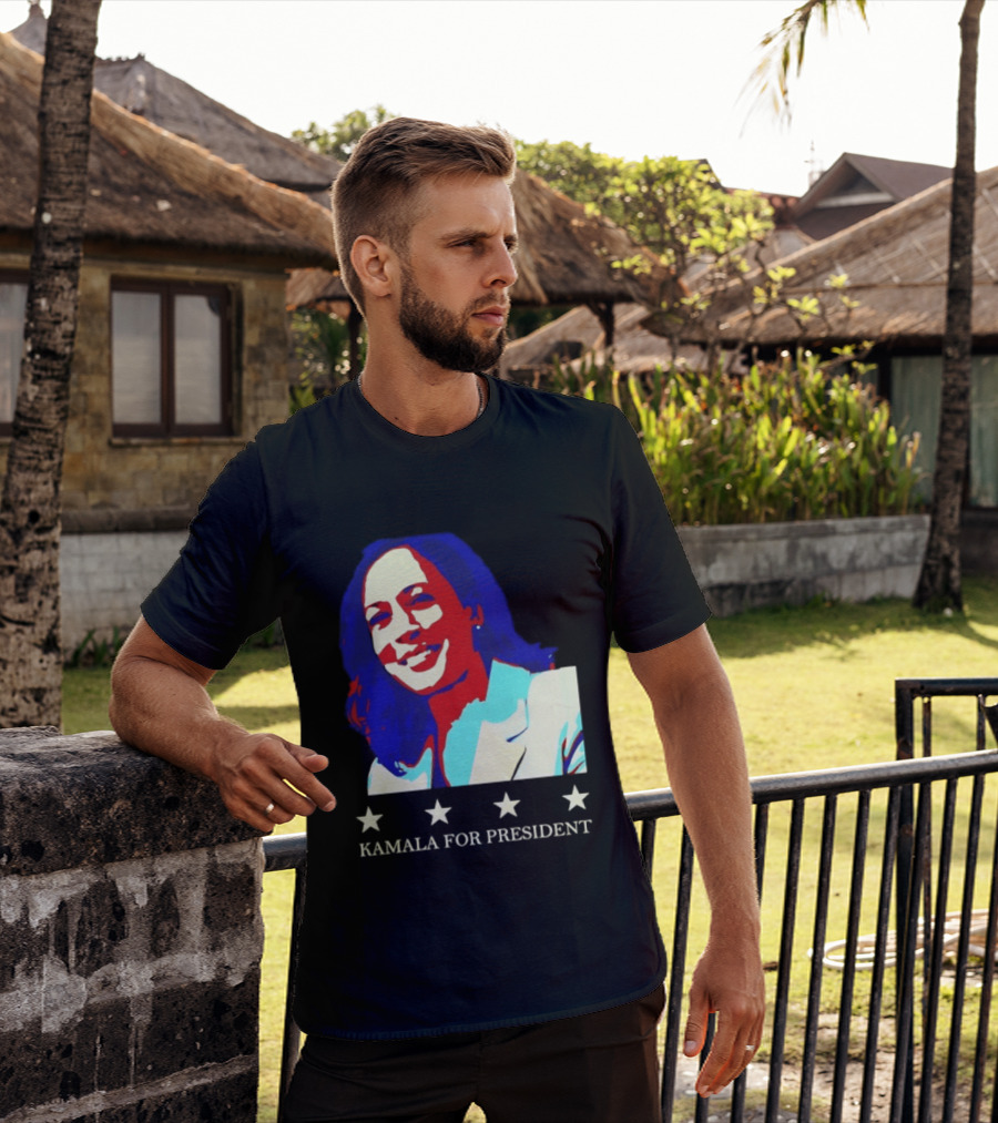 Kamala Harris Kamala For President Presidential Campaign Stars T-Shirt