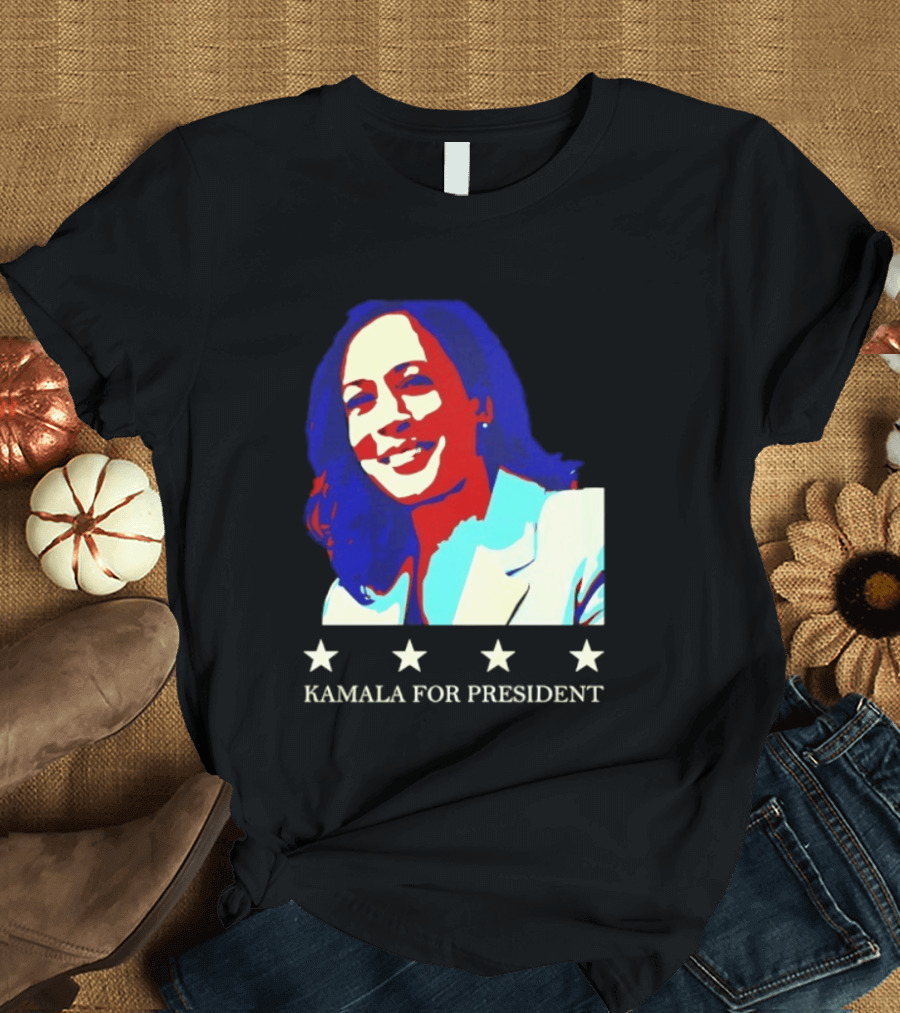 Kamala Harris Kamala For President Presidential Campaign Stars T-Shirt