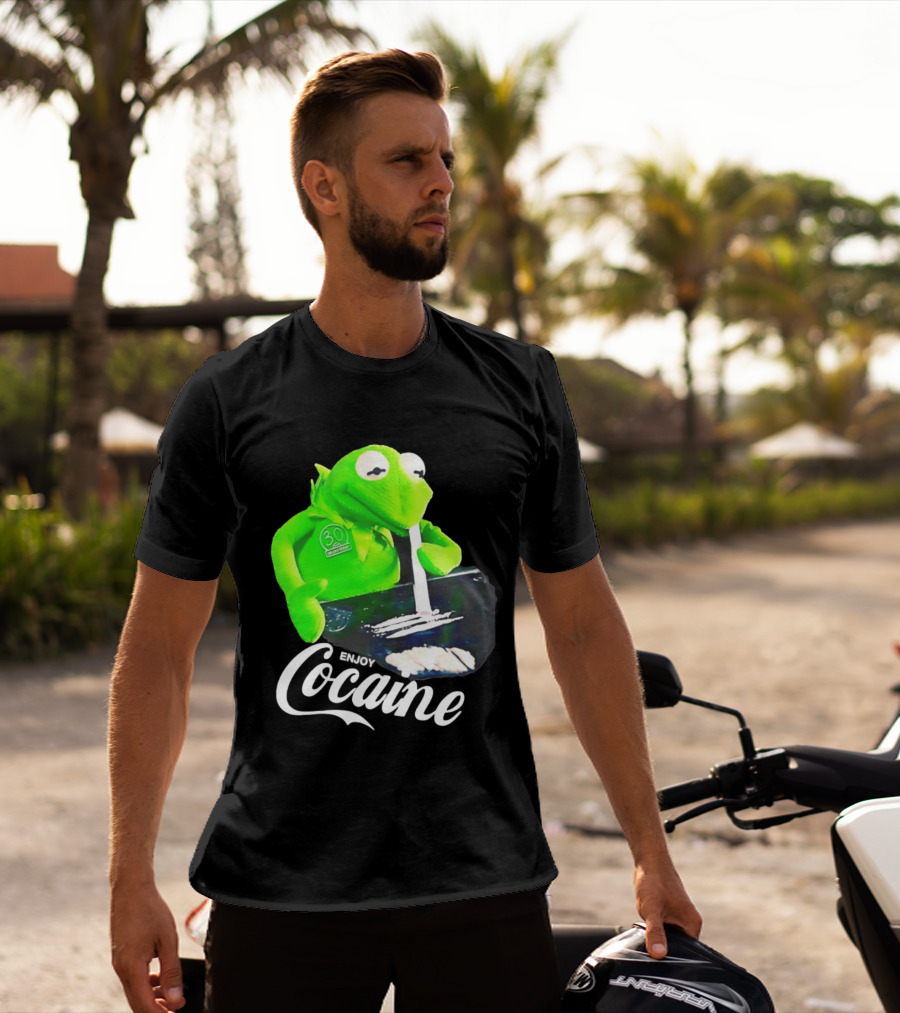 Kermit The Frog Enjoy Cocaine Muppets T-Shirt