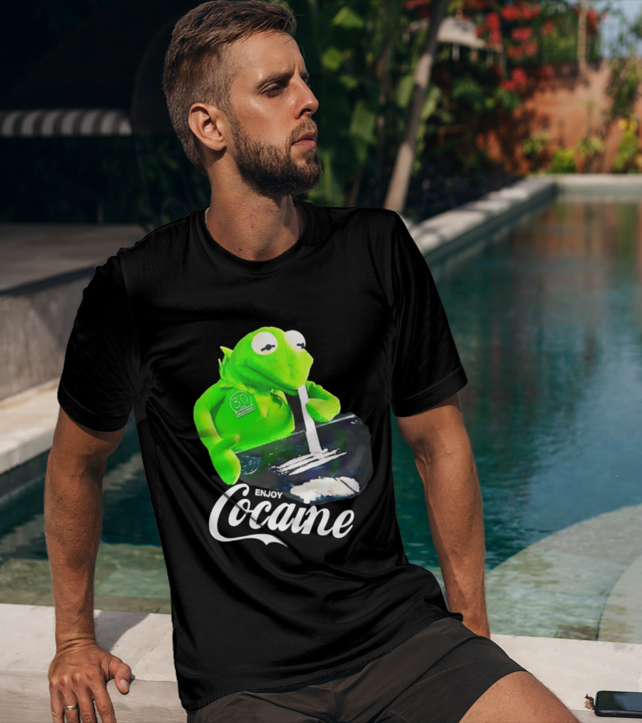 Kermit The Frog Enjoy Cocaine Muppets T-Shirt