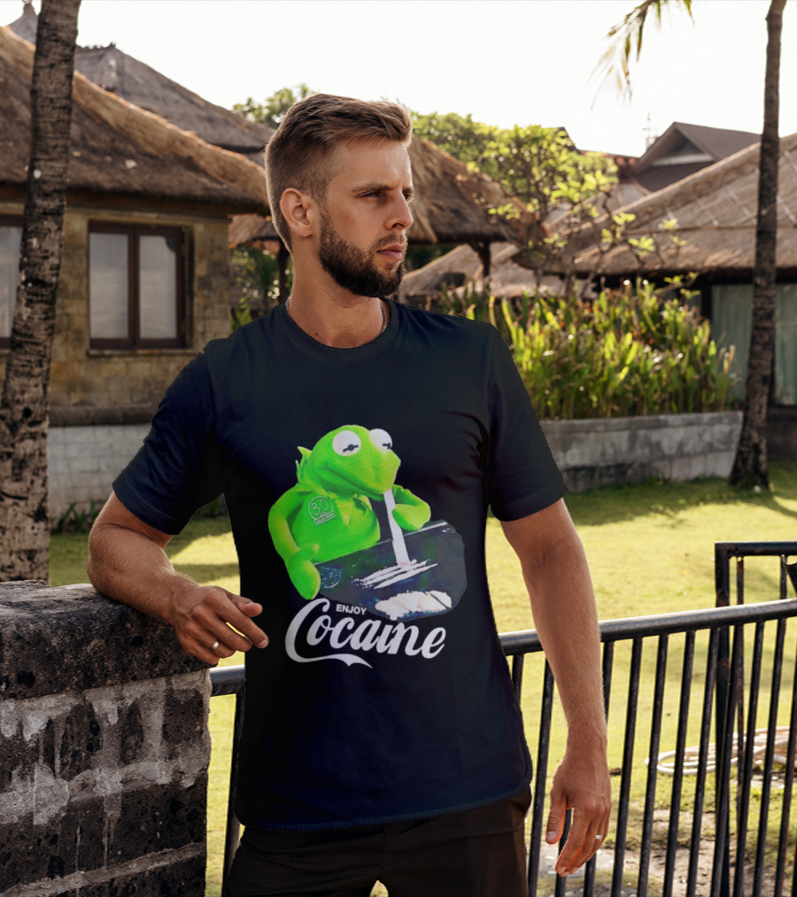Kermit The Frog Enjoy Cocaine Muppets T-Shirt