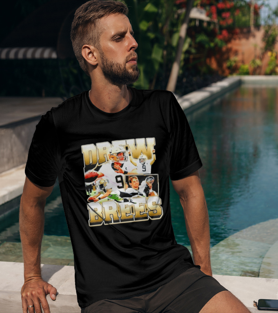 Drew Brees 9 New Orleans Saints Legend T-Shirt