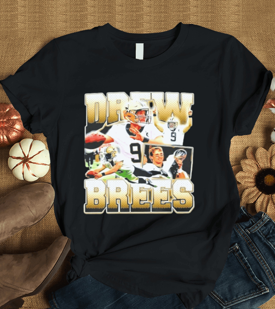 Drew Brees 9 New Orleans Saints Legend T-Shirt