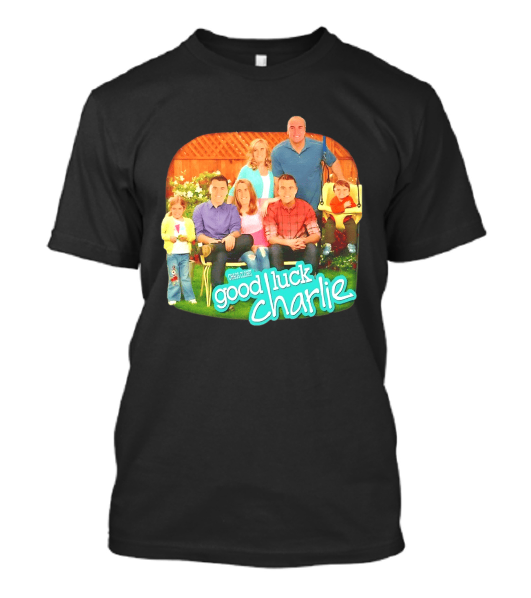 Chaos Closet Good Luck Charlie Family Parody Kirk Charlie T-Shirt