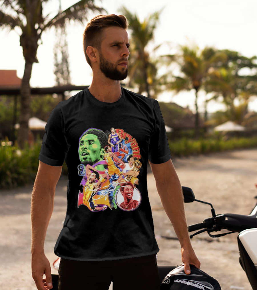 Kobe Bryant 8 Los Angeles Lakers NBA Champion Legacy T-Shirt