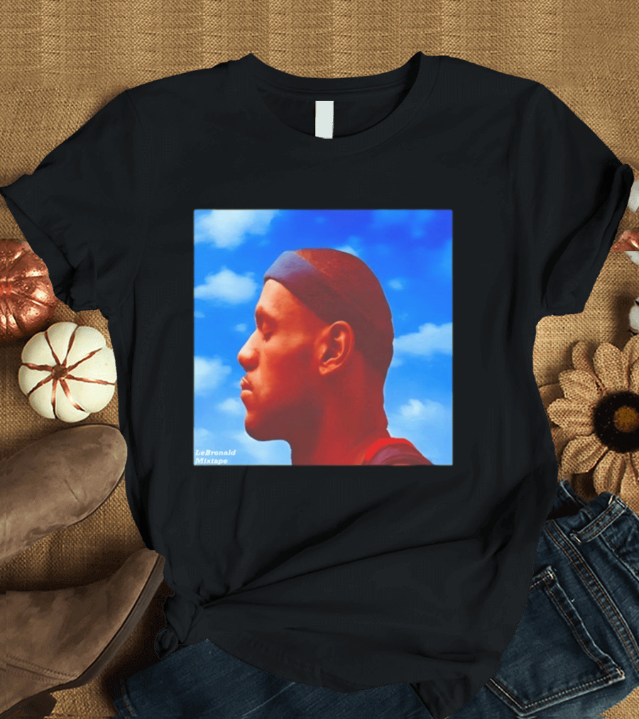 LeBron James LeBronald Mixtape Nothing Was LeSame Los Angeles Lakers Sky T-Shirt