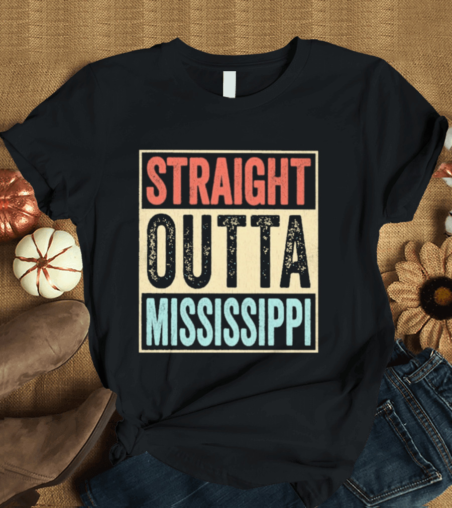 Straight Outta Mississippi Souvenir Performance T-Shirt