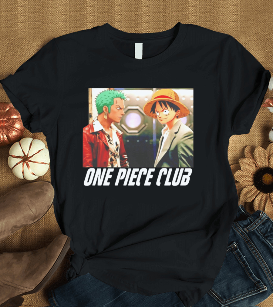 One Piece Club Roronoa Zoro Monkey D Luffy T-Shirt