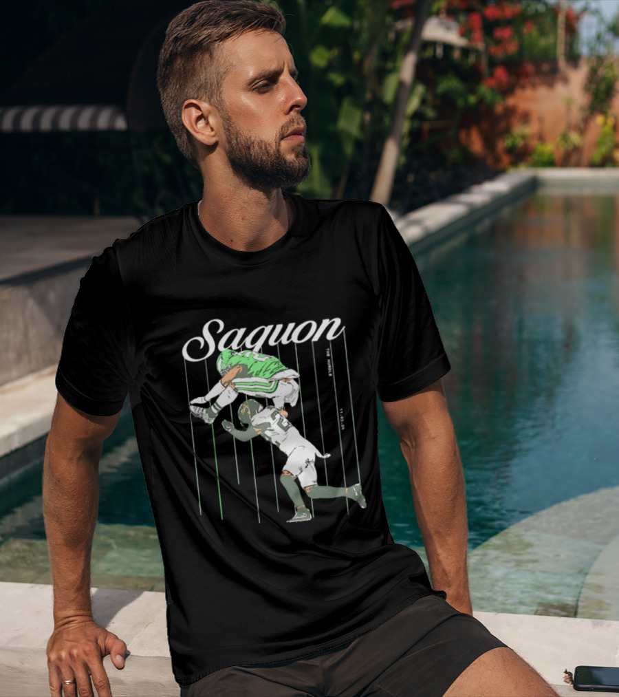 Saquon Barkley Backwards Hurdle Against Philadelphia Eagles T-Shirt