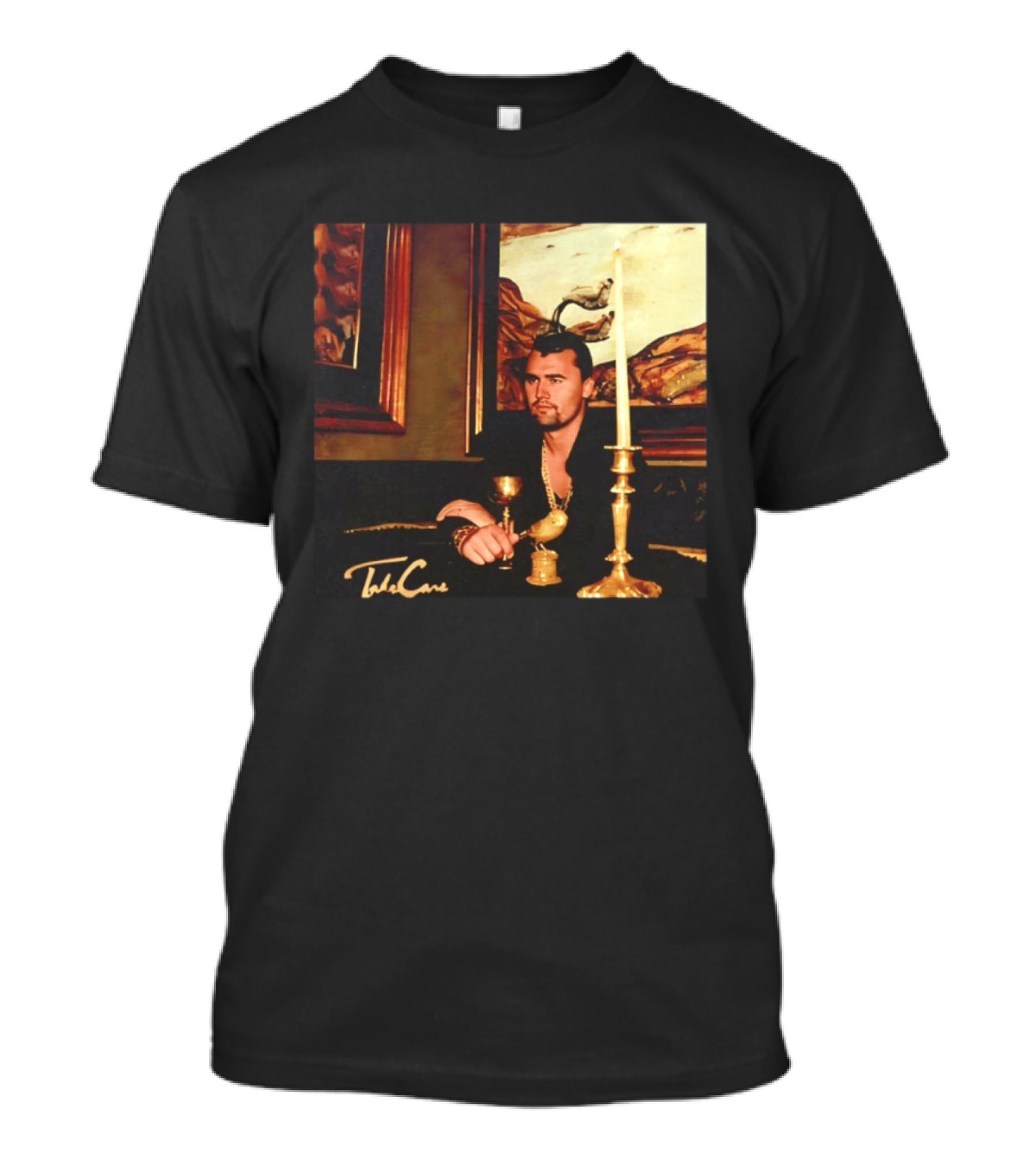 Take Care Charlie Kirk Drake Album Parody Candlelit T-Shirt
