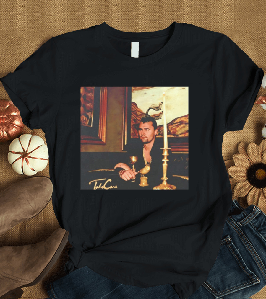 Take Care Charlie Kirk Drake Album Parody Candlelit T-Shirt