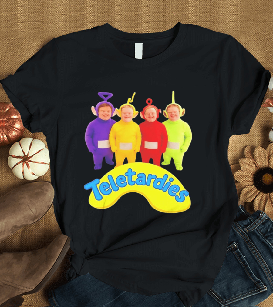 Teletardies Teletubbies Down Syndrome T-Shirt