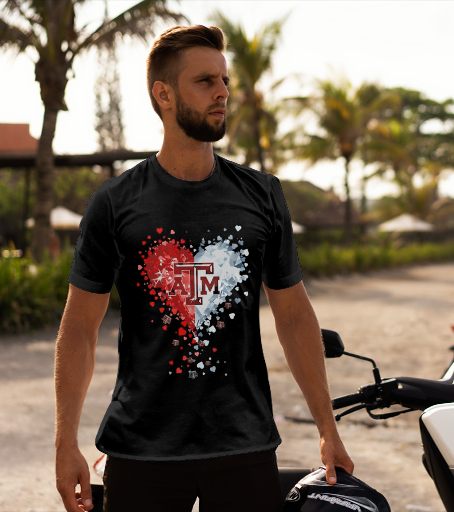 Texas A&M Aggies Heart Diamond 2026 NCAA College Station T-Shirt