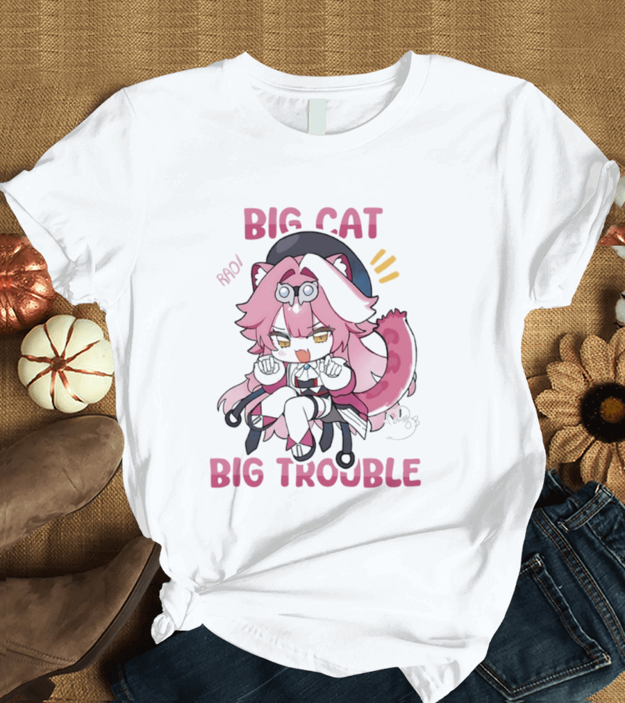 BIG Cat Prowls Into BIG Trouble Anime T-Shirt