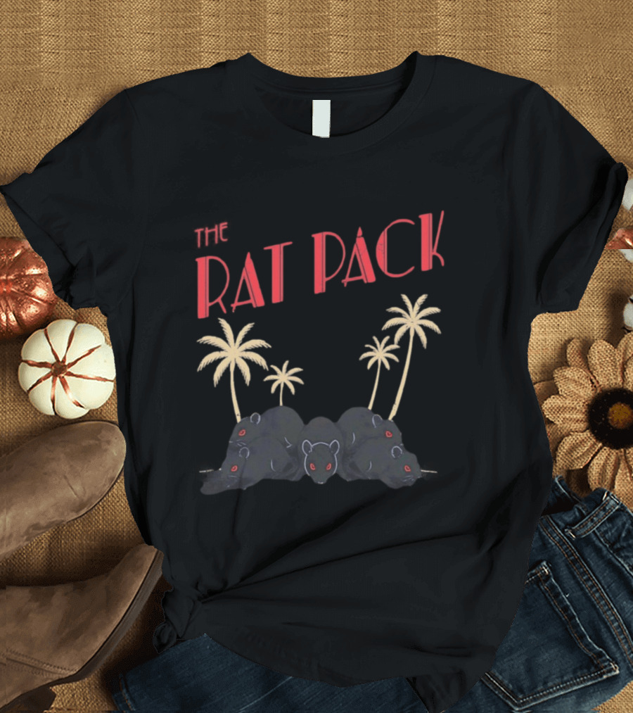 The Rat Pack Florida Panthers Hockey Team Vintage Rats And Palms T-Shirt