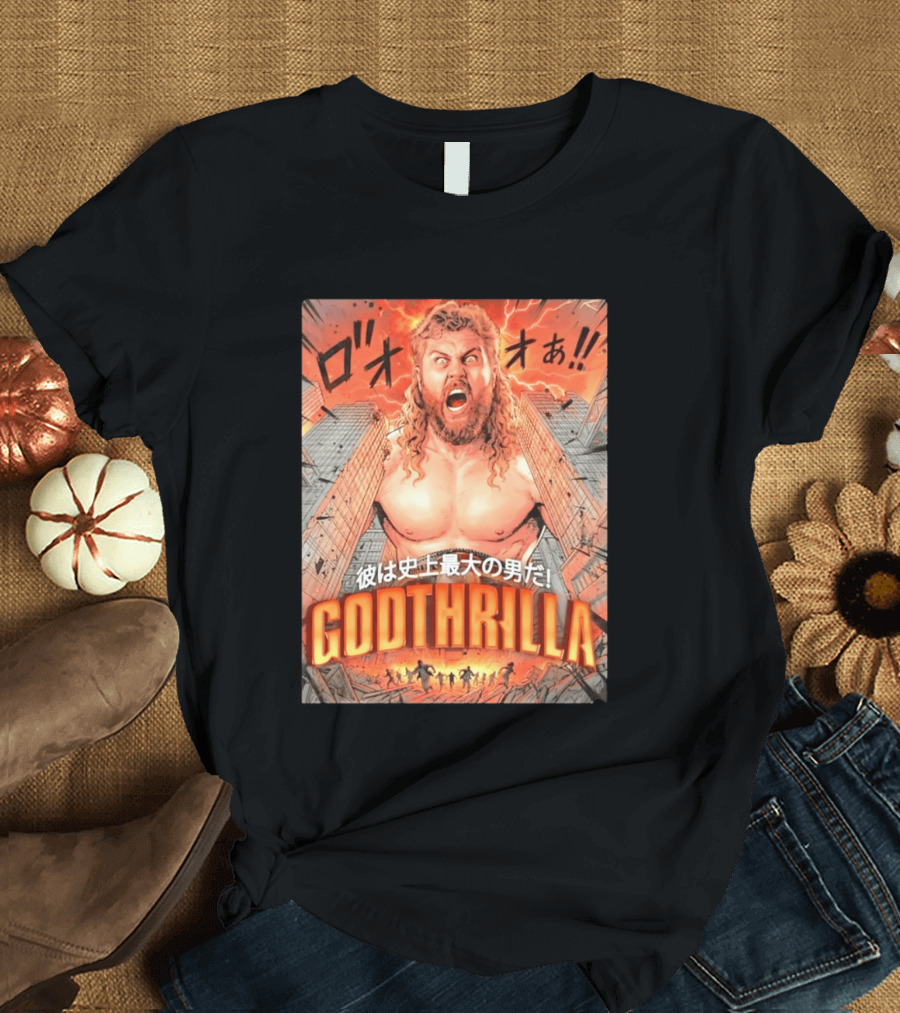 Thrillbilly Silas Mason Godthrilla Comic Style Explosion Scene T-Shirt