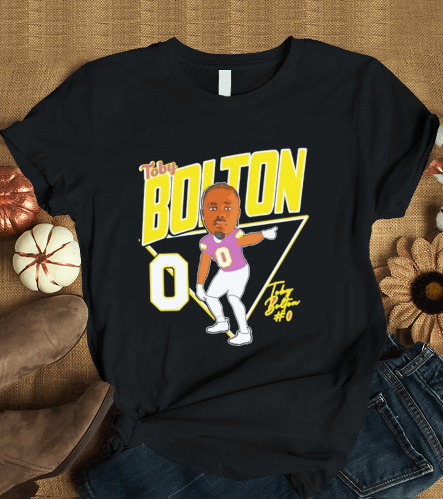 Toby Bolton 0 Caricature Tennessee Tech Football T-Shirt