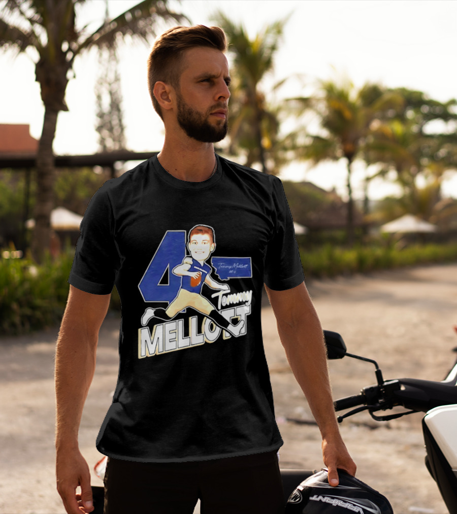 Tommy Mellott 4 Montana State Bobcats Caricature T-Shirt