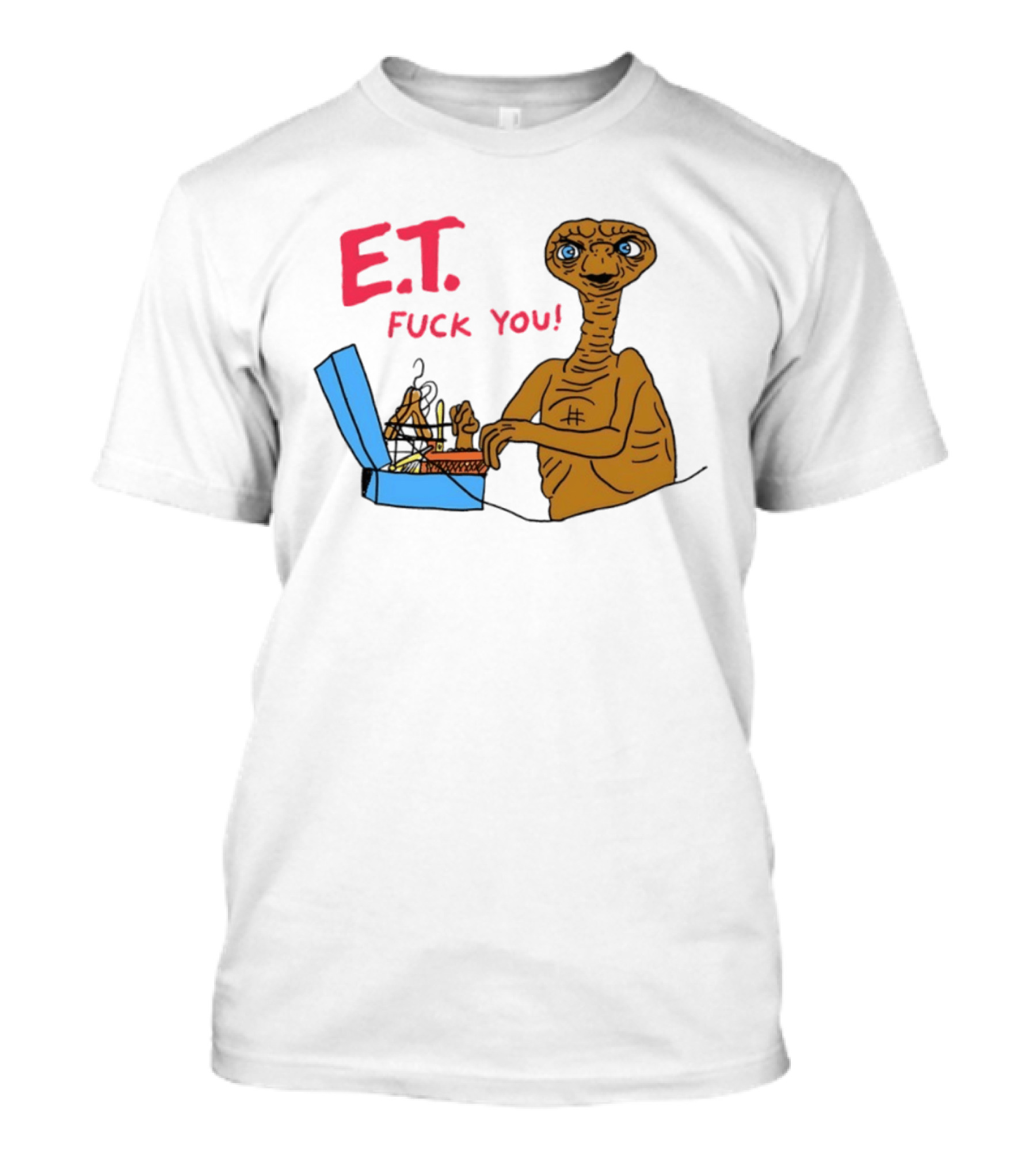 E.T. Fuck You 80s Movie Alien Sci Fi T-Shirt