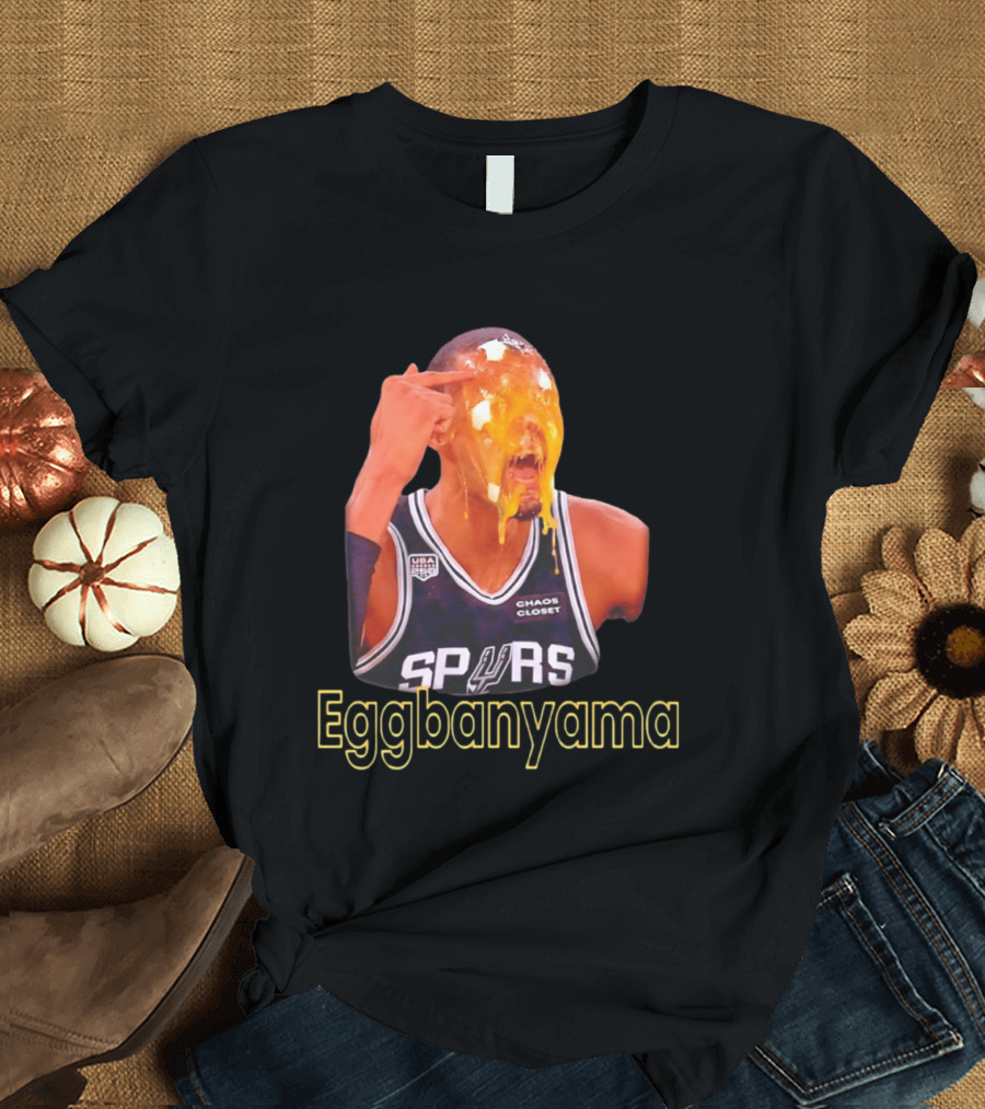 Eggbanyama Spurs Basketball Chaos Closet T-Shirt
