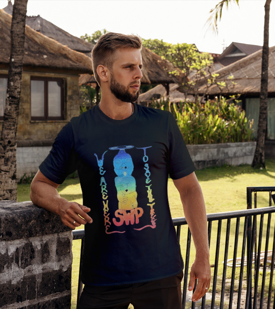 We Are Here To Save The Trees SWP LGBT Rainbow Totem T-Shirt