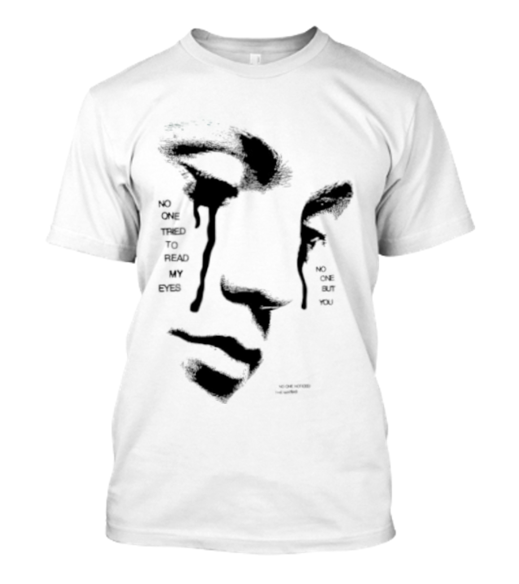 No One Tried To Read My Eyes The Marias Stylized Face T-Shirt
