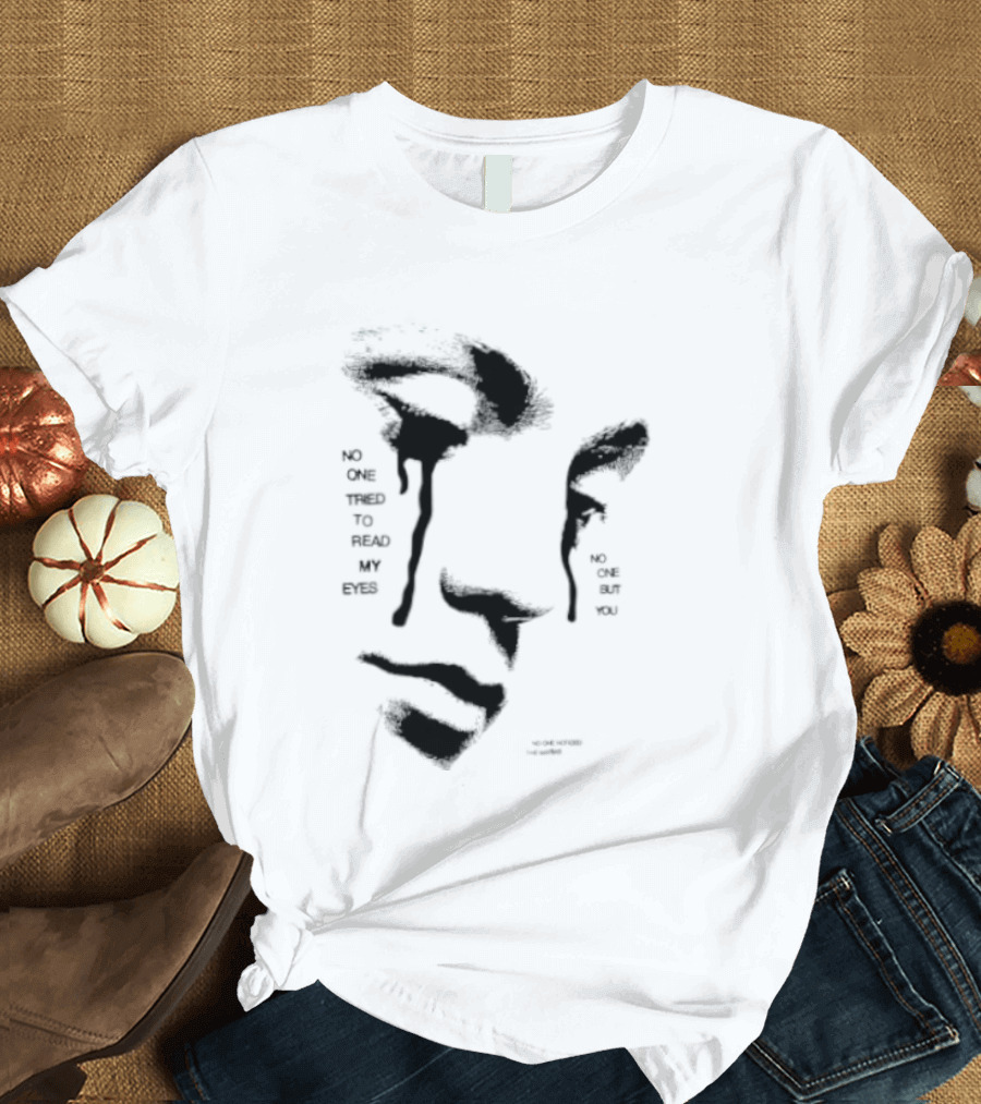 No One Tried To Read My Eyes The Marias Stylized Face T-Shirt