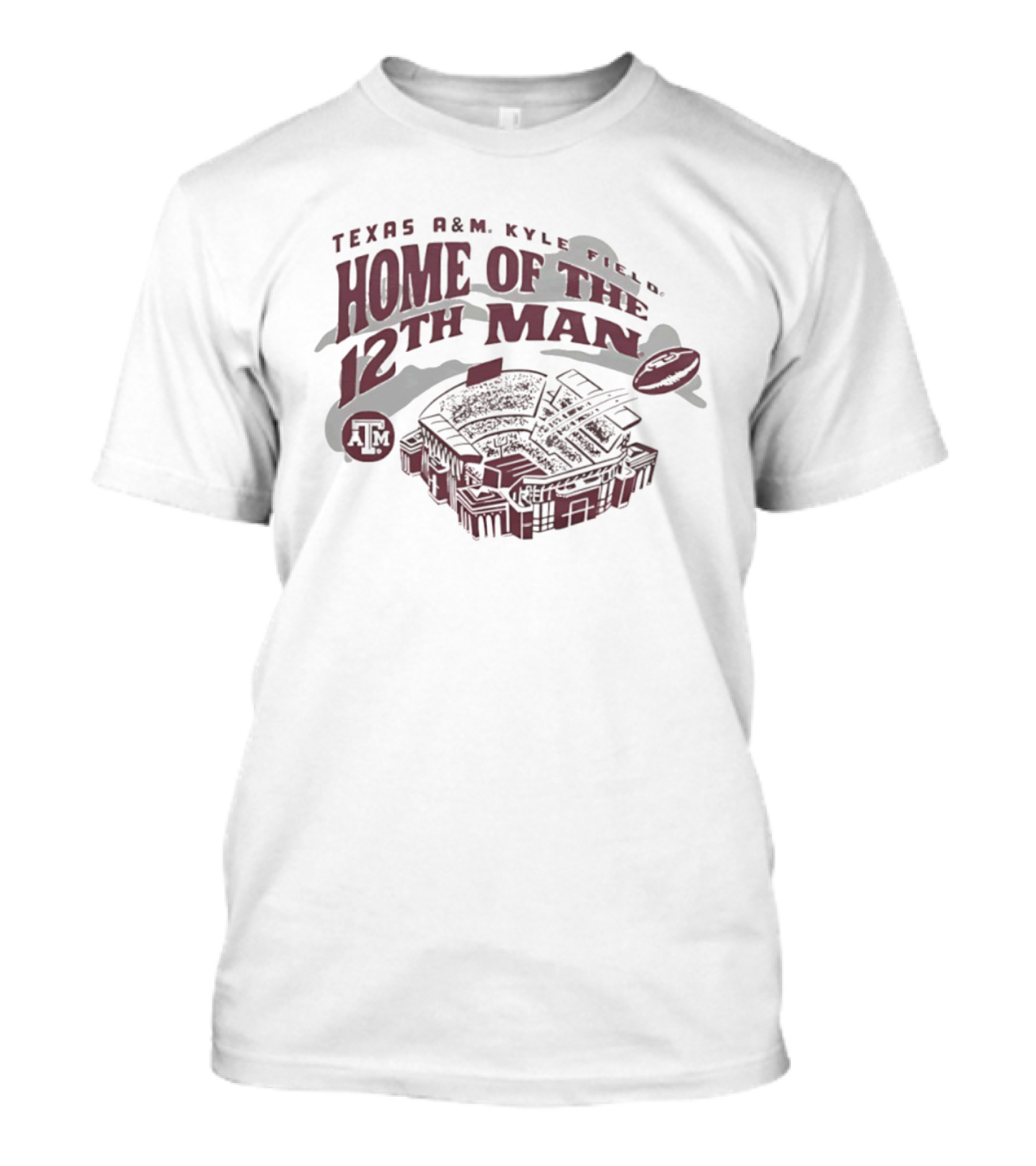 Texas A&M Kyle Field Home Of The 12th Man Stadium Football T-Shirt