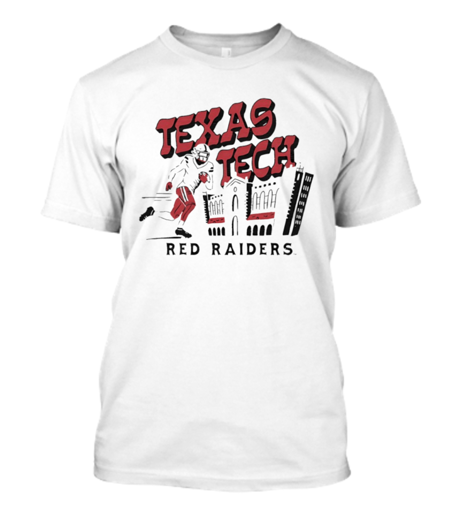 Texas Tech Red Raiders 2026 NCAA Football Player Running T-Shirt