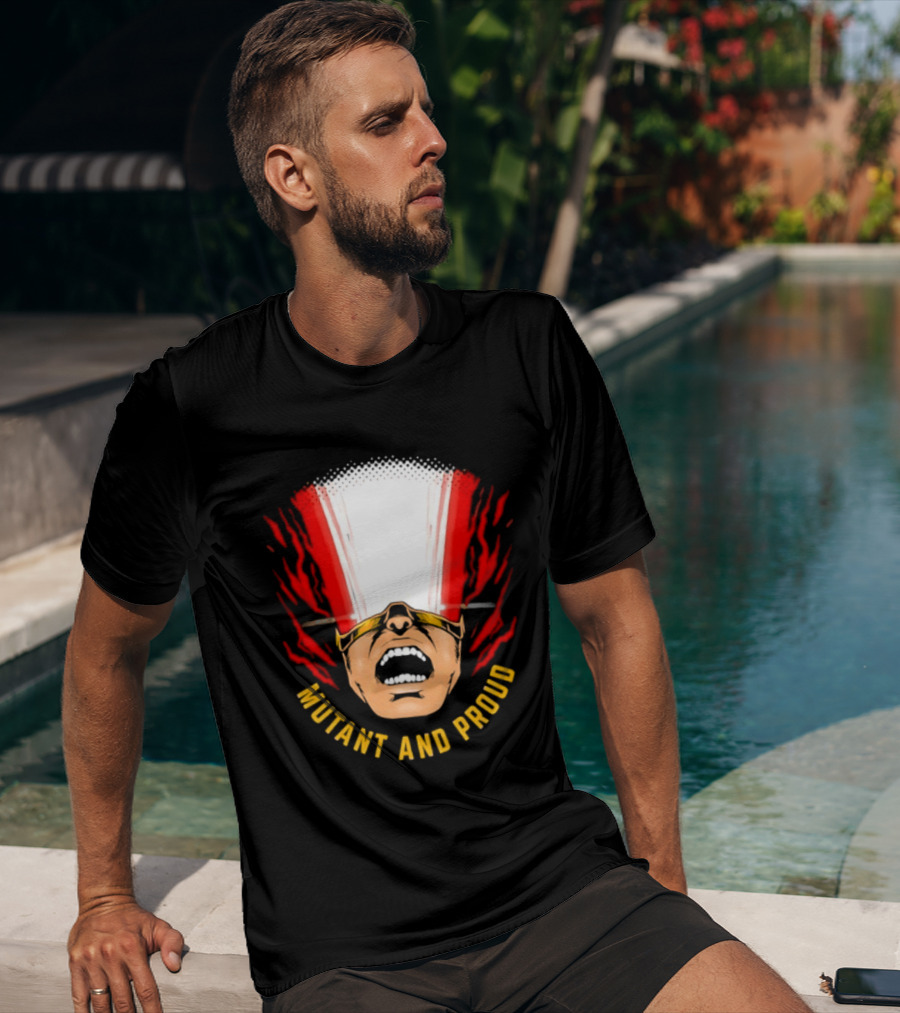 Cyclops Mutant And Proud X Men Marvel Eyebeams T-Shirt