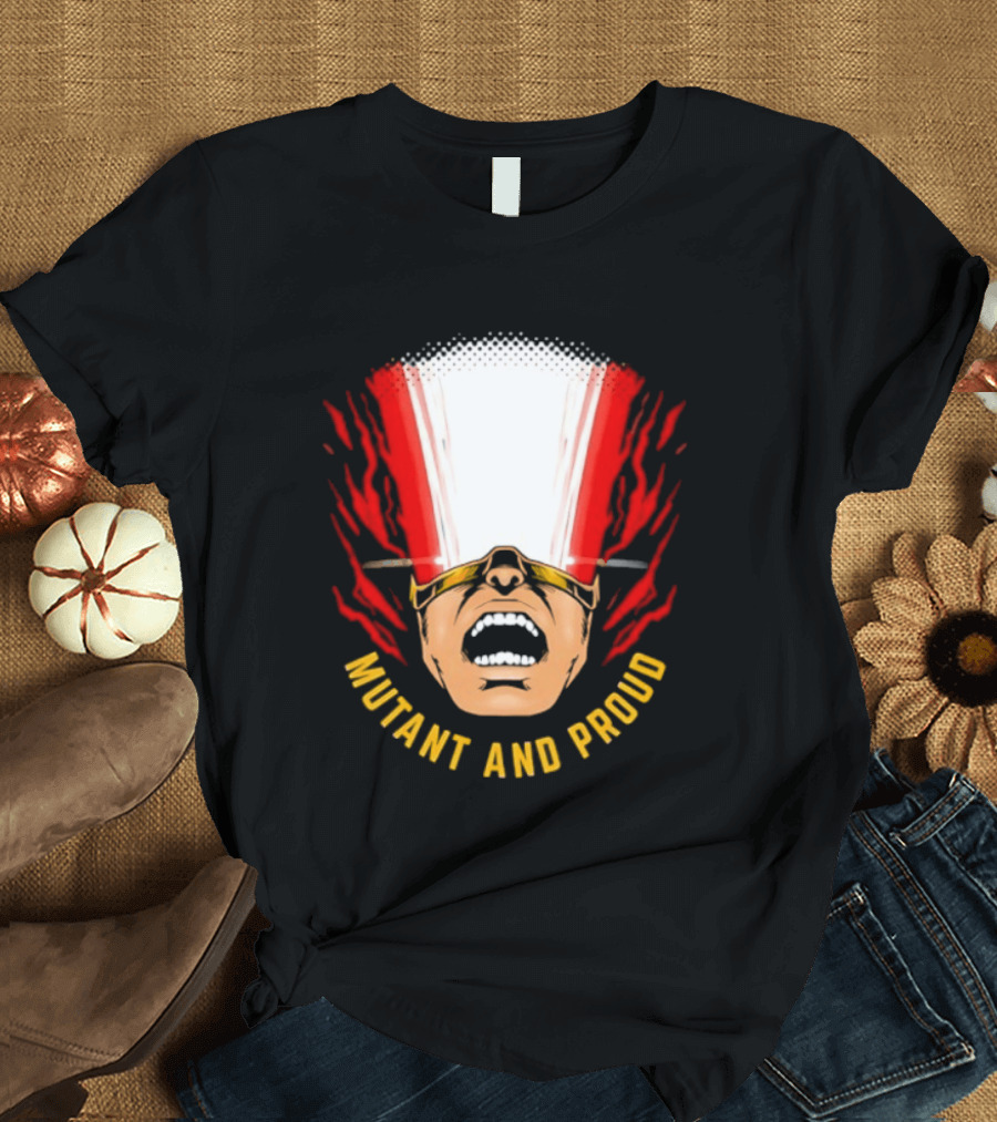 Cyclops Mutant And Proud X Men Marvel Eyebeams T-Shirt