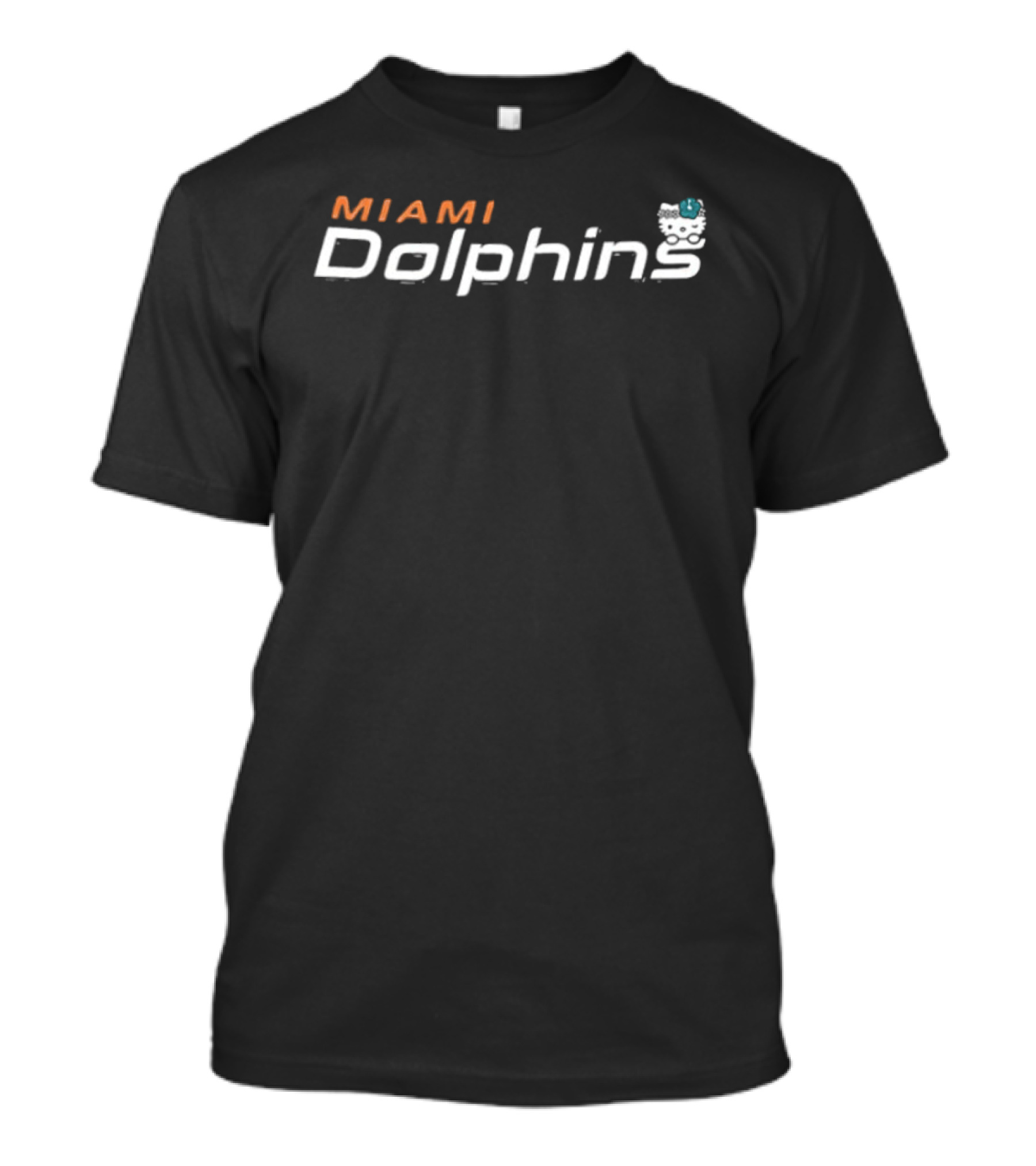 Miami Dolphins Hello Kitty Collaboration Two Sided T-Shirt