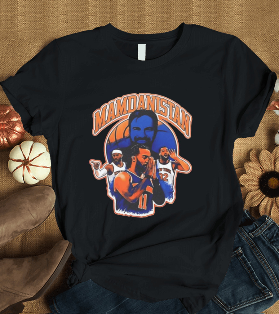 New York Knicks 2026 Mamdani MamdaniStan Basketball Team Players Zohran T-Shirt