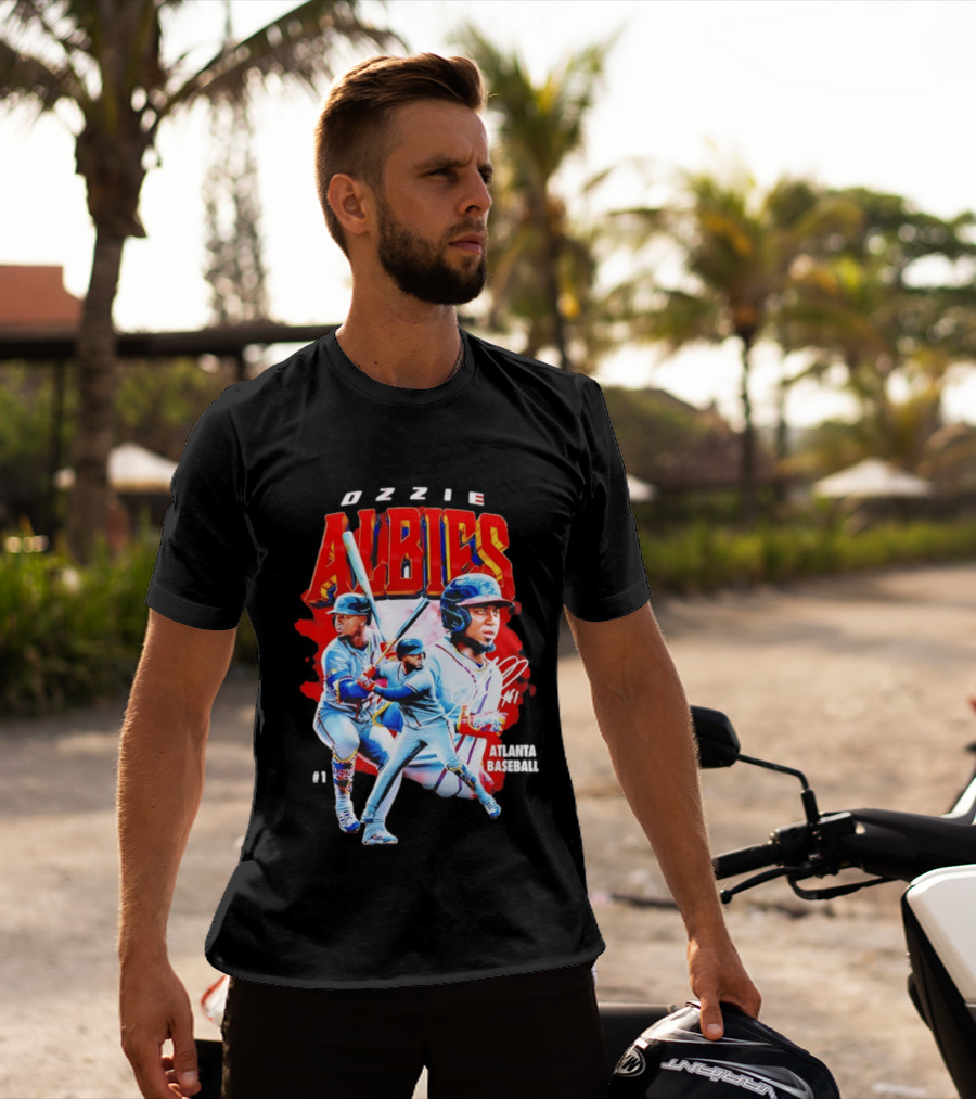 Ozzie Albies Atlanta Baseball 01 2026 MLB Collage T-Shirt