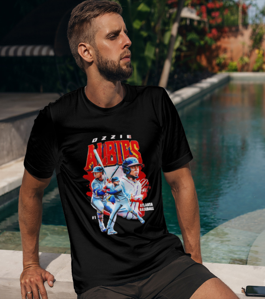 Ozzie Albies Atlanta Baseball 01 2026 MLB Collage T-Shirt