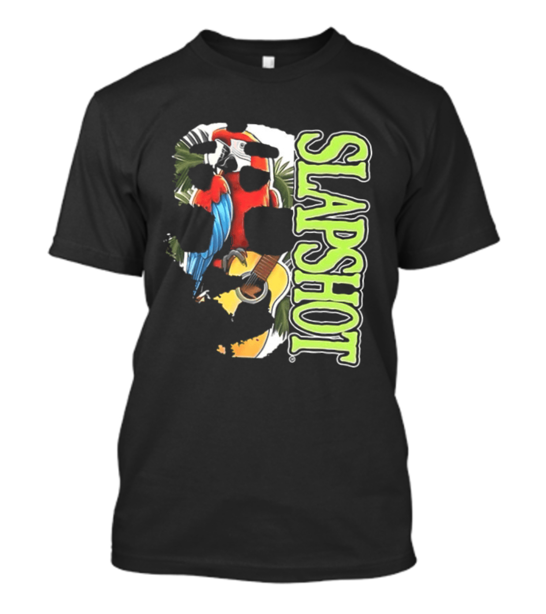 SLAPSHOT Parrot Wasting Away Boston Massachusetts 1985 2026 Two Sided T-Shirt