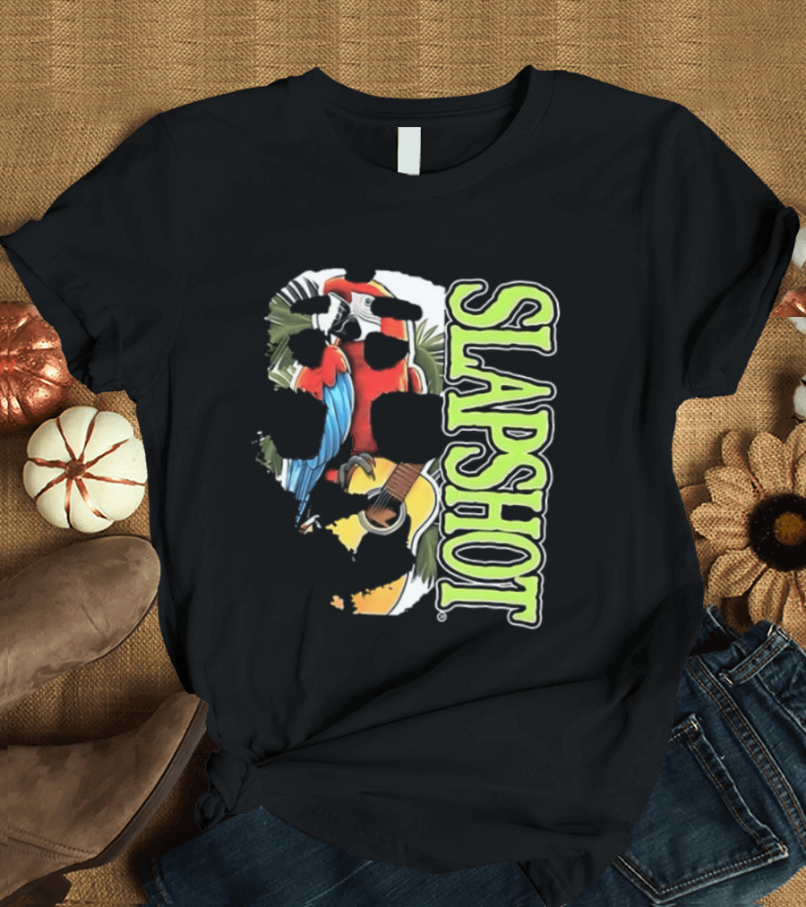 SLAPSHOT Parrot Wasting Away Boston Massachusetts 1985 2026 Two Sided T-Shirt