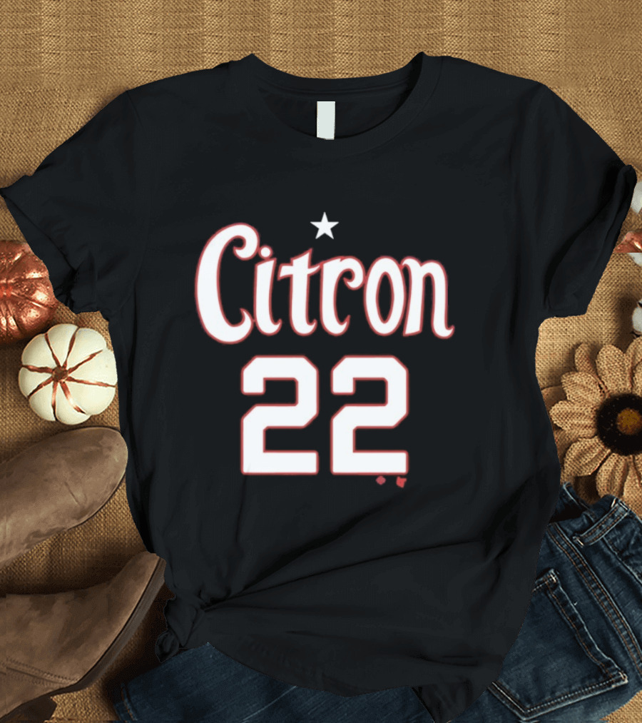 Sonia Citron 22 Washington Mystics WNBA Basketball 2026 T-Shirt